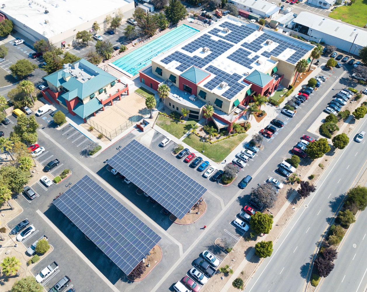 Commercial Solar Panel Install